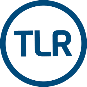 The Last Reformation logo blue
