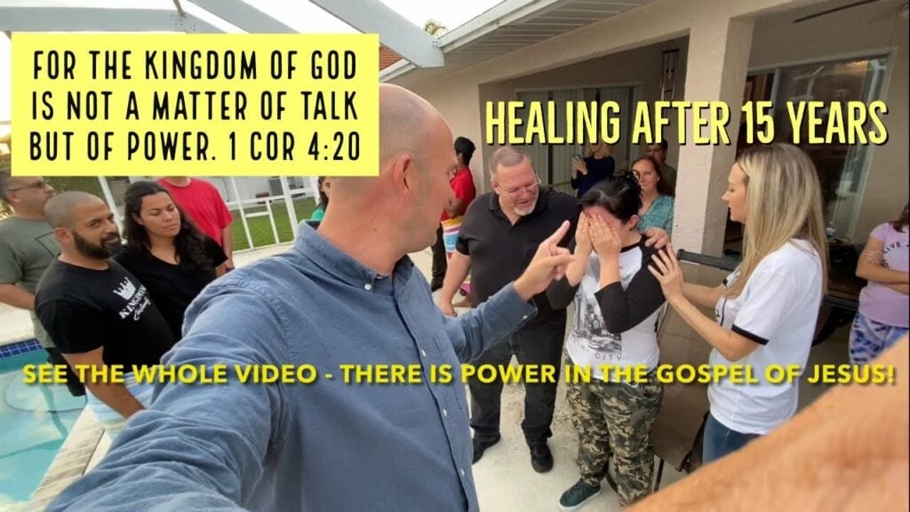 HEALING AFTER 15 YEARS! – DELIVERANCE AND BAPTISM IN WATER AND THE HOLY SPIRIT