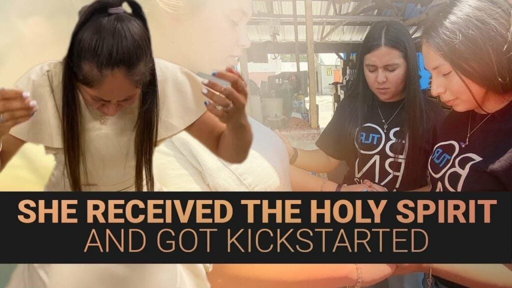 RECEIVED THE HOLY SPIRIT – AND THE DAY AFTER PRAYED FOR ANOTHER TO RECEIVE!