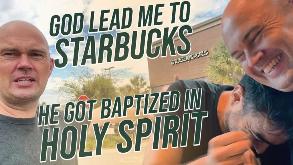 GOD LED ME TO STARBUCKS – MAN BAPTIZED WITH THE HOLY SPIRIT AND A FAMILY GOT A MIRACLE!