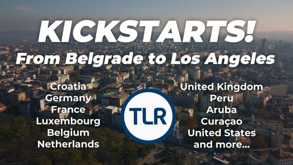KICKSTARTS! From Belgrade to Los Angeles. 🇷🇸 🇭🇷 🇩🇪 🇫🇷 🇱🇺 🇧🇪 🇳🇱 🇬🇧  🇵🇪 🇦🇼 🇺🇸