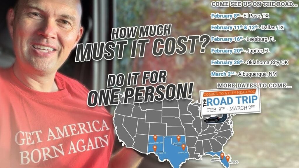 HOW MUCH MUST IT COST? – DO IT FOR ONE PERSON! – SEE YOU OUT ON THE ROAD!