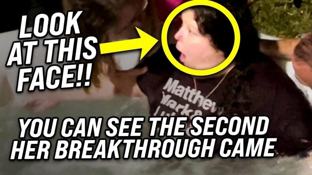 LOOK AT THIS FACE – YOU SEE THE SECOND THE BREAKTHROUGH CAME!