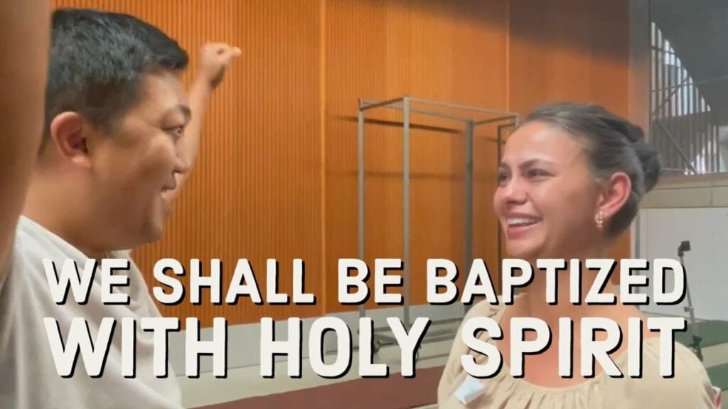 WE SHALL BE BAPTIZED WITH THE HOLY SPIRIT