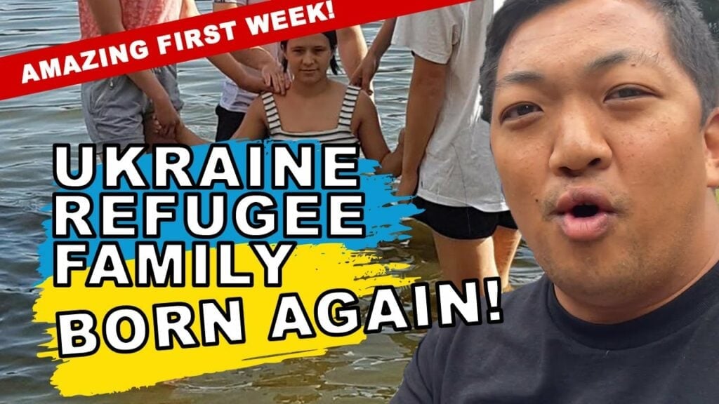 Refugee family from Ukraine BORN AGAIN – AMAZING START OF OUR SCHOOL