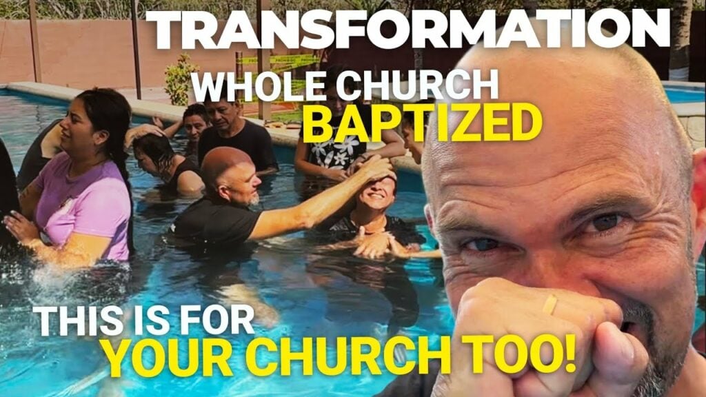 Whole church baptized and filled by the Holy Spirit – Let your church be next.